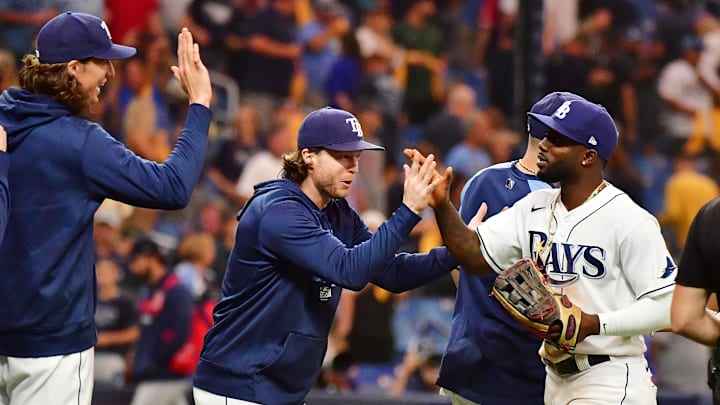 Randy Arozarena fue la figura de Rays en el primer juego ante Medias Rojas